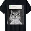 Funny Cat Meme T-shirt Men's T-shirt Summer Product Casual Suitable for Both Men and Women