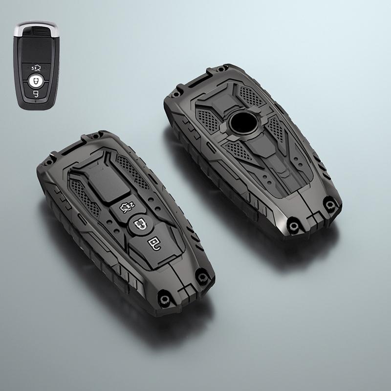 Zinc Alloy Car Key Case Cover Shell for Ford Mondeo Explorer Edge Expedition Fusion Mustang Focus C-Max S-Max Everest for Lincol