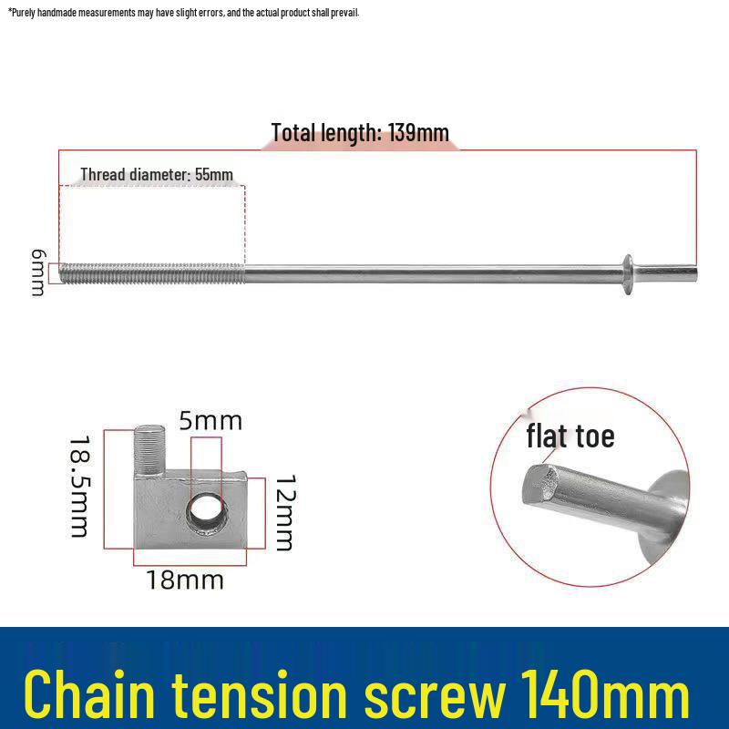 Electric Chainsaw Tensioning Screw Rod for 5016/6018 Guide Bar Adjustment