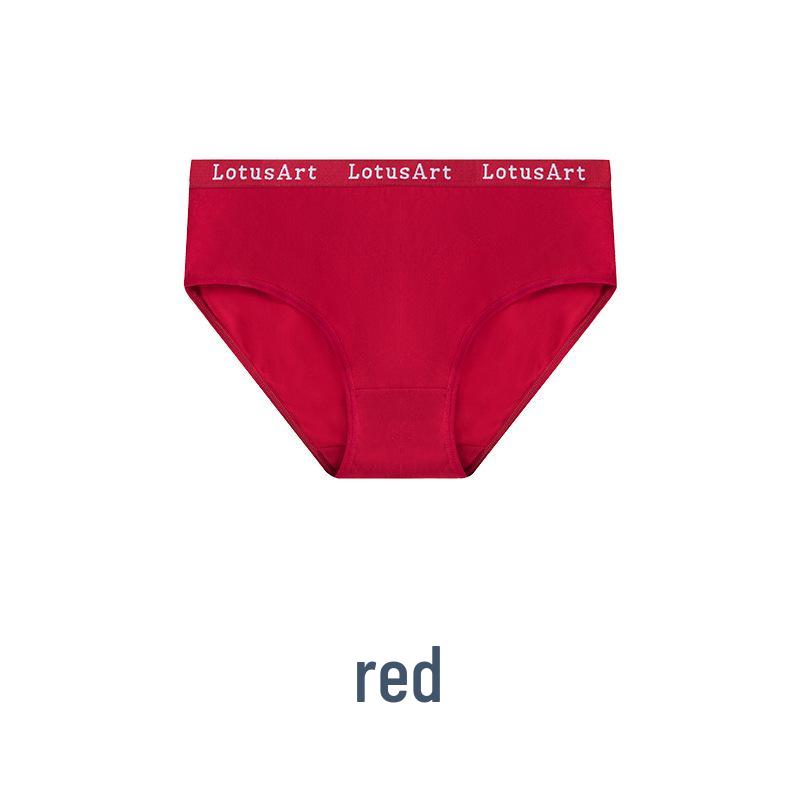 Plus Size Pure Cotton High Elastic Mid-Rise Comfortable Briefs