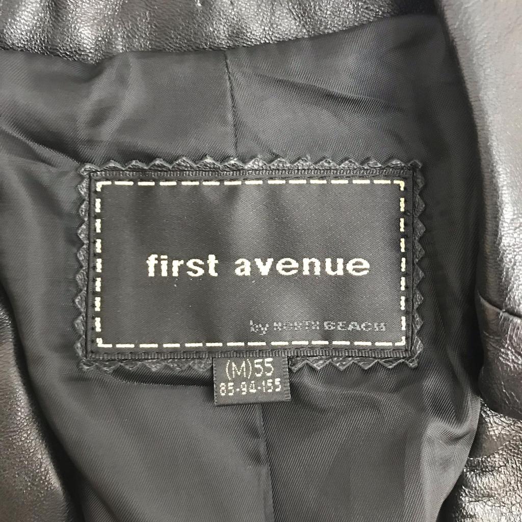 First Avenue Sheepskin Leather Tailored Jacket [Women M/Black] Korea(USED)