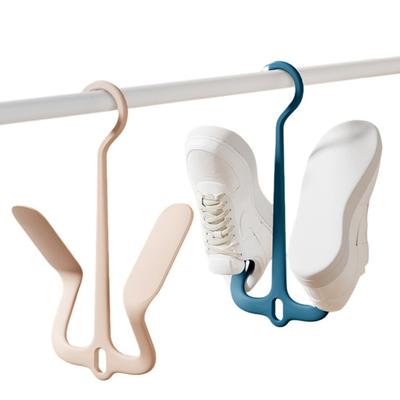 Shoe Drying Hanger Double Hook Shoe Holder Space-Saving Sneaker Hanger for Fast Air Drying Laundry Room Closet Shoe Organizer