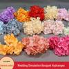 Silk Hydrangea Floral Arrangement for Wedding Aisle or Wall Decor