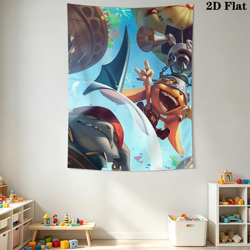 Legends of Runeterra Pattern Home Decor Tapestry, Wall Hanging, Decorative RV Wall Cloth.DGT0925191