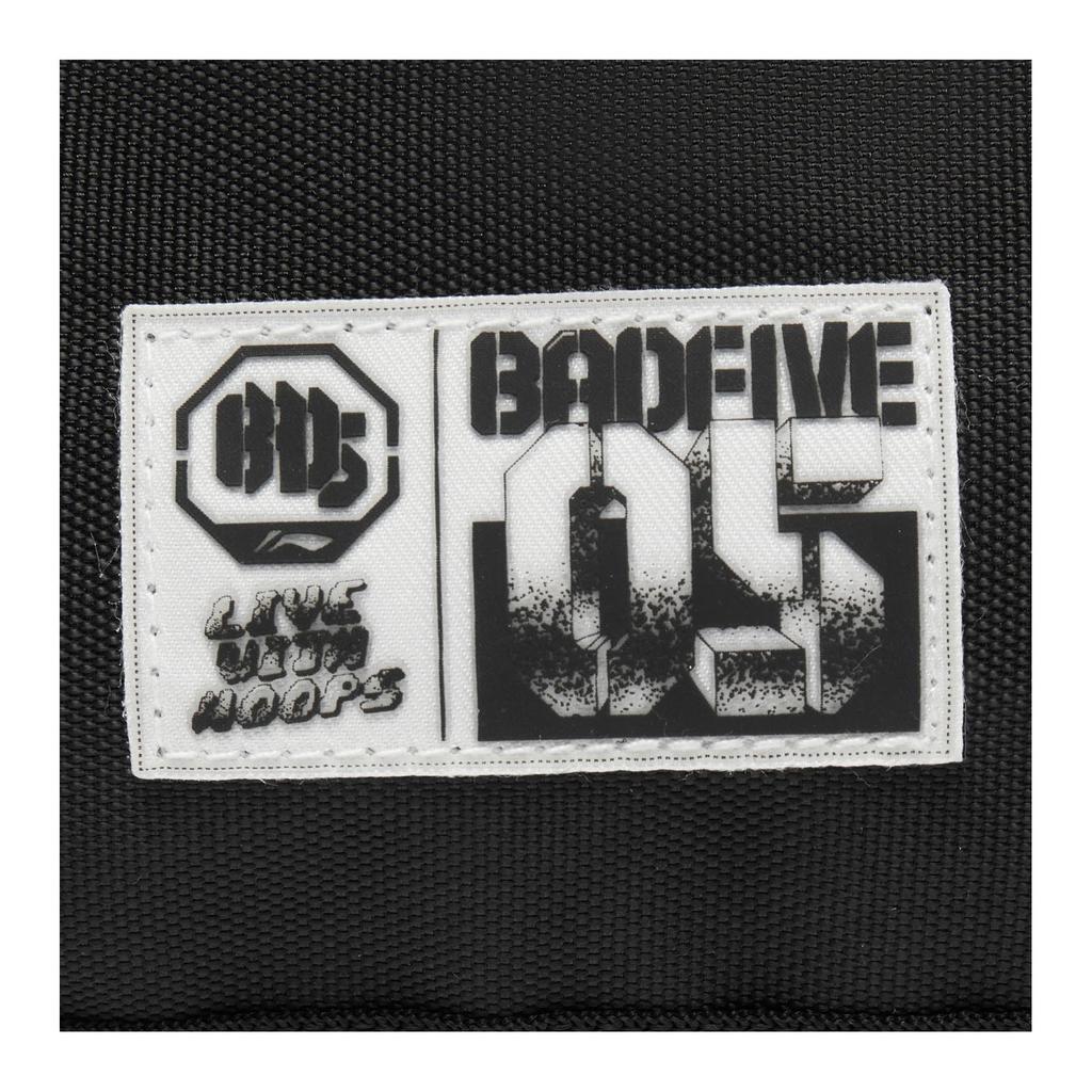 New LiNing Polyester One Shoulder Crossbody Fanny Pack Unisex Black ABDV077-1