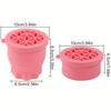 2-In-1 Silicone Folding Portable for Makeup Brush Cleaning Bowl with Drying Rack, a Tool for Cleaning Beauty Brushes