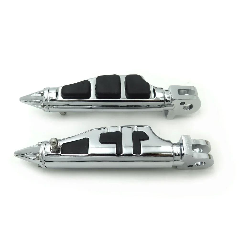 Motorcycle Parts Stiletto Spike Footpeg Rear For Yamaha Road Star Warrior 2002-2009 Front