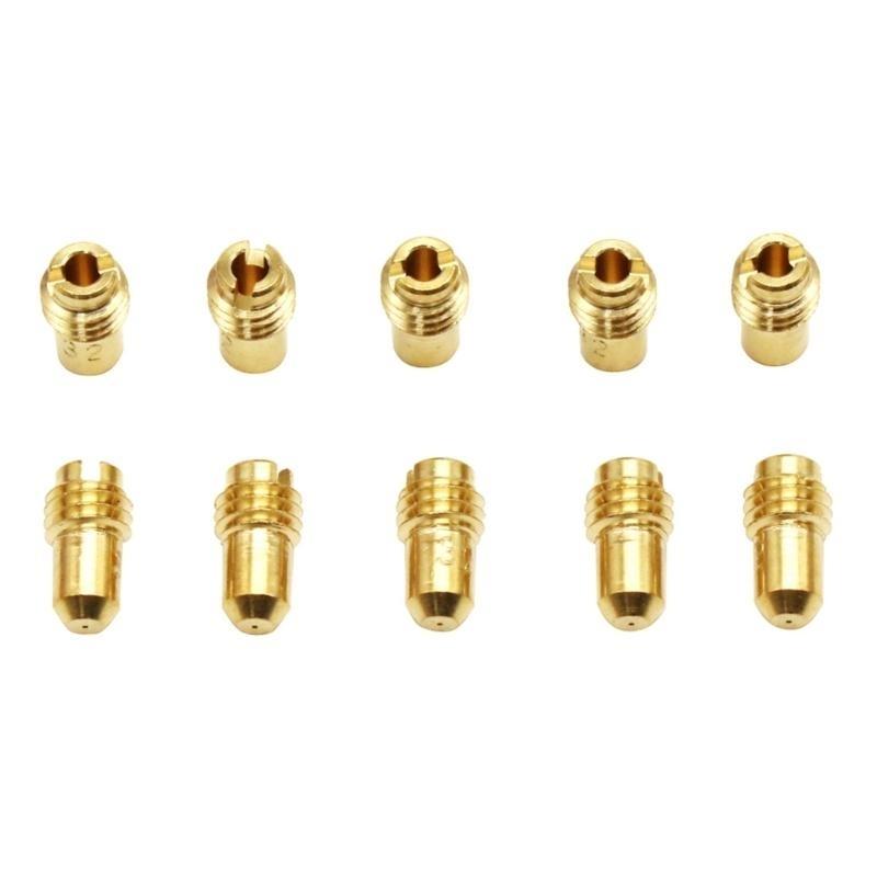 10pcs M5Thread Carburetor Jets for 1488 Dellorto PHBD MAMB UAUB PHBG Idle Jet