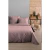 Housse de couette en coton 200 x 200 cm uni Edenne rose