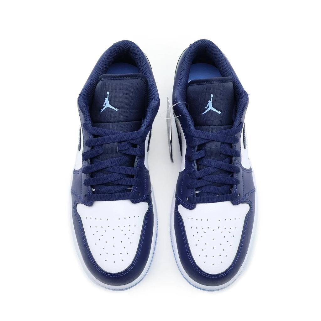 553558-404 Nike Air Jordan 1 Low Azul Medianoche (de los hombres)