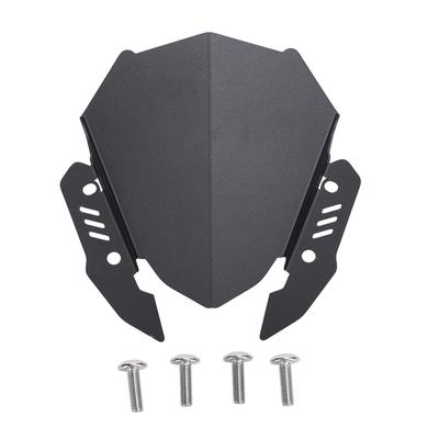 Windscreen Wind Deflector Black Aluminum Alloy Wind Resistance Reduction Lightweight Motorbike
