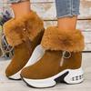 Snow Boots Women 2025 Winter New Flip Flop Short Tube Padded Warm Boots