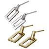 1 Pair Gold Plated Stud Earrings for Women, Minimalist Geometric Earrings, Small Rectangular Earring Jewelry