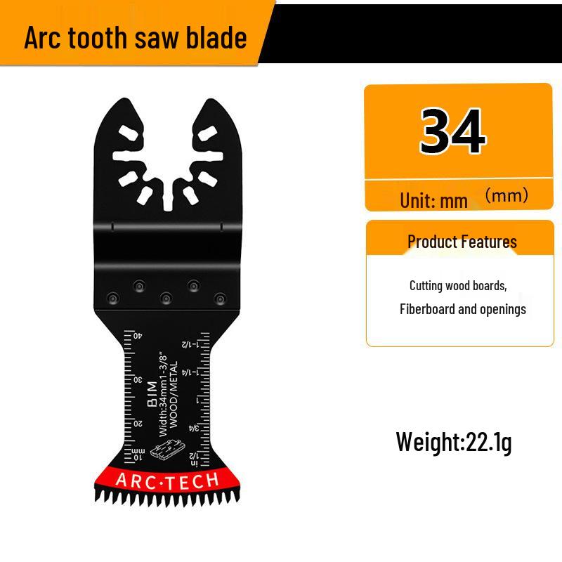 Universal Multifunctional Oscillating Saw Blade for Woodworking and Grinding