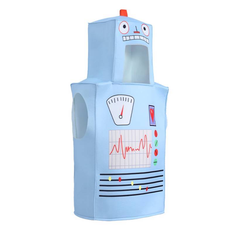 Robot Cosplay Costume For Children With Polyester Fabric For Halloween Role Play