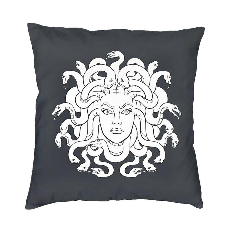 Greek mythology Medusa Snake Head Print Cushion Cover Home Living Room Sofa Car Decoration Throw Pillow Cover