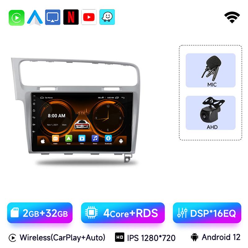 JIUYIN Car Radio Multimedia Player For Volkswagen VW Golf 7 MK7 GTI 2013-2017 Android GPS Navigation Stereo Head Unit Carplay
