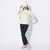 Marie Claire Mock Neck Half Zip Fleece Lining Women's 734536, Off-White