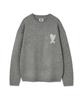 WACKY WILLY One-Point Pullover Knit Gray