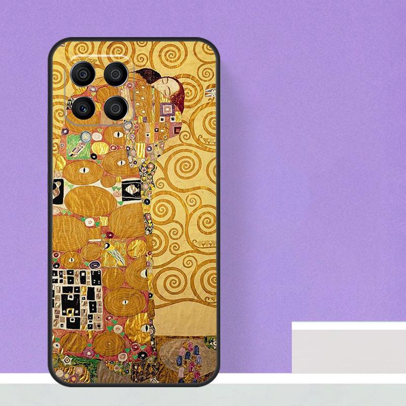 The Kiss Gustav Klimt Painting For Samsung Galaxy M13 M33 M53 M12 M32 M52 M14 M34 M54 M20 M51 M21 M30s M31s M15 M55 Case