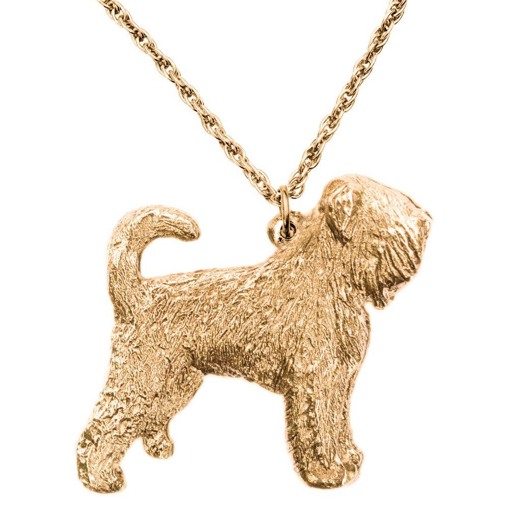 Black Russian Terrier, British-made Art Dog Pendant Necklace Collection