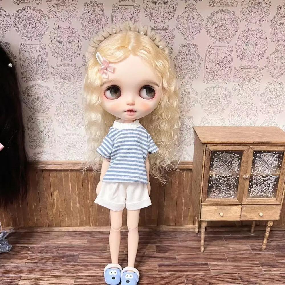 Fashion 1/6 Blythe Doll Clothes Sweater Set Barbir Doll Replace Clothes Ob24 Doll Outfit Accessories No Socks