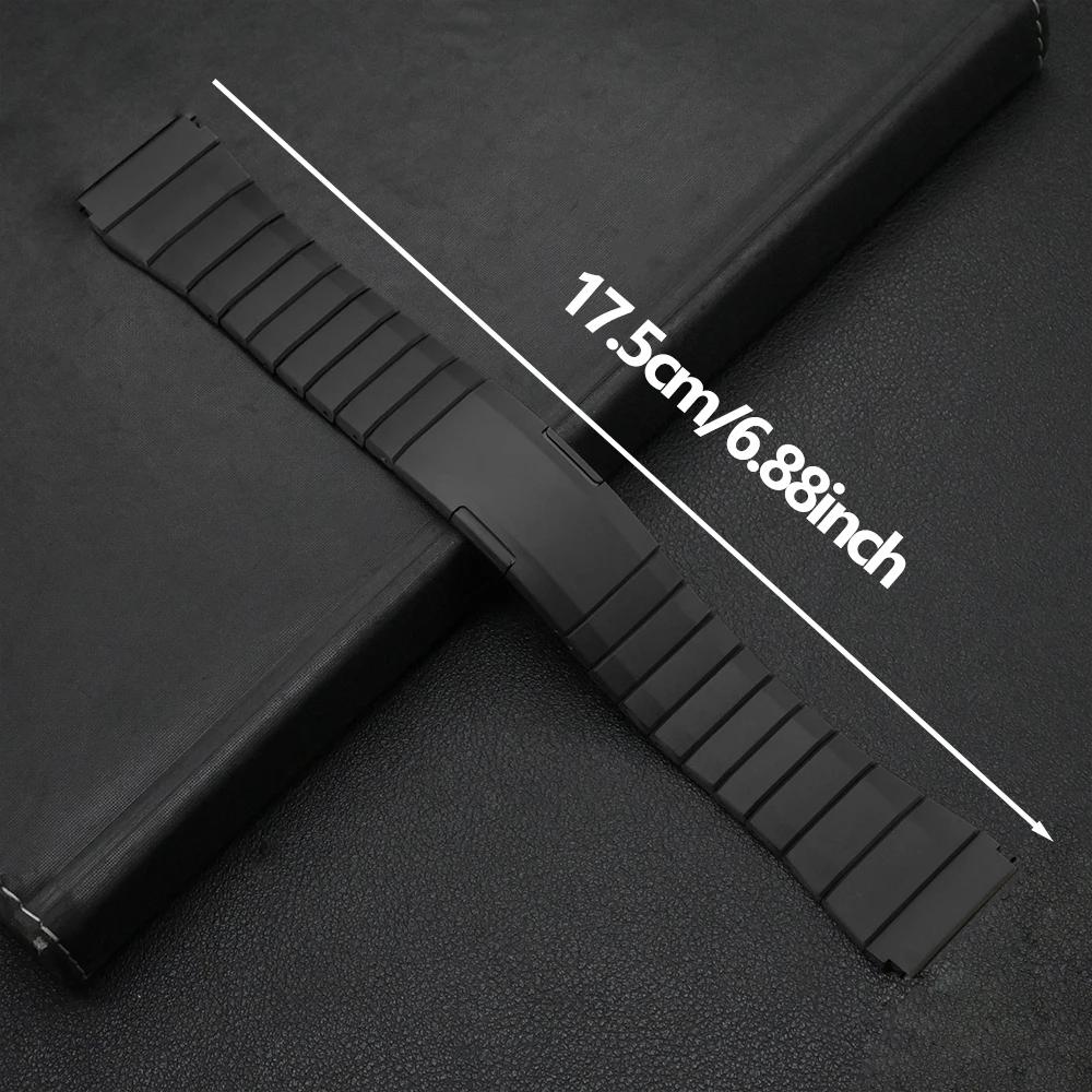 Stalowa Bransoleta do Huawei Watch GT6/5 Pro 46mm Zegarek z Mechanizmem Szybkiego Wypinania do Samsung Galaxy 7 6 5 4 40mm 44mm FE Luksusowy Pasek