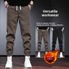 Men's Fleece-lined Sports Pants, Versatile Jogger-style Cargo Pants, New Men's Casual Pants