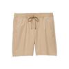 Solid Color Straight Leg Casual Shorts Men Shorts Khaki VN0A5FKDKHK