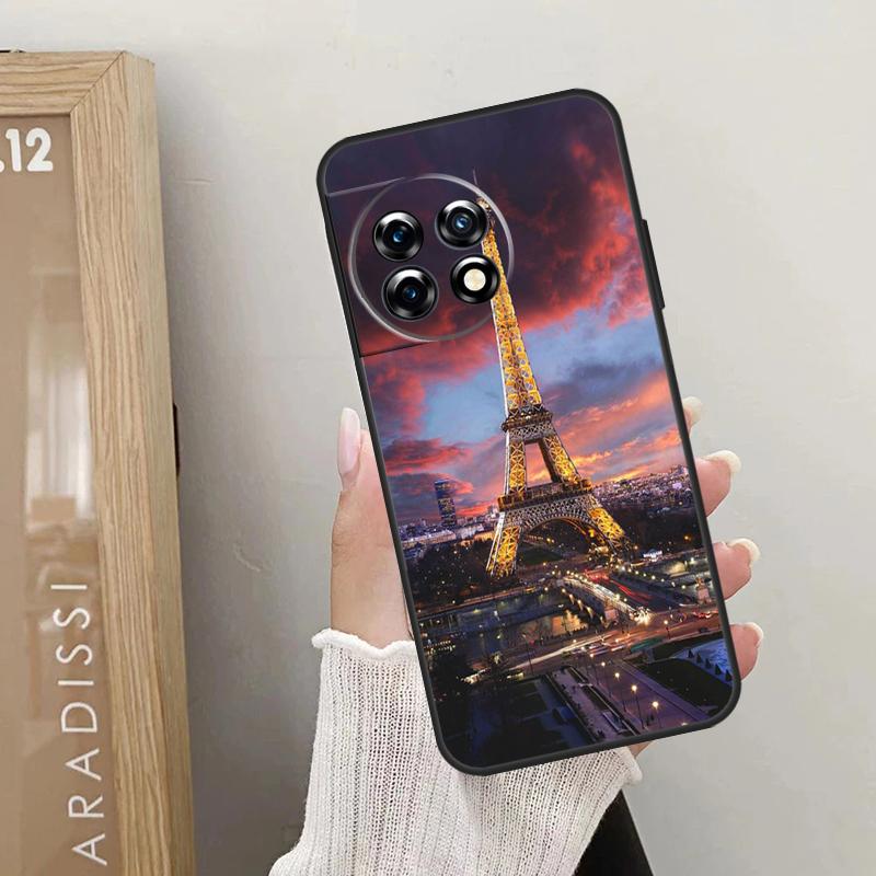 Paris Eiffel Tower France Case For OnePlus Nord 5 CE 2 3 4 Lite N20 N30 OnePlus 15 R 13R 12R 10R 13T 10T 11 12 13 Cover