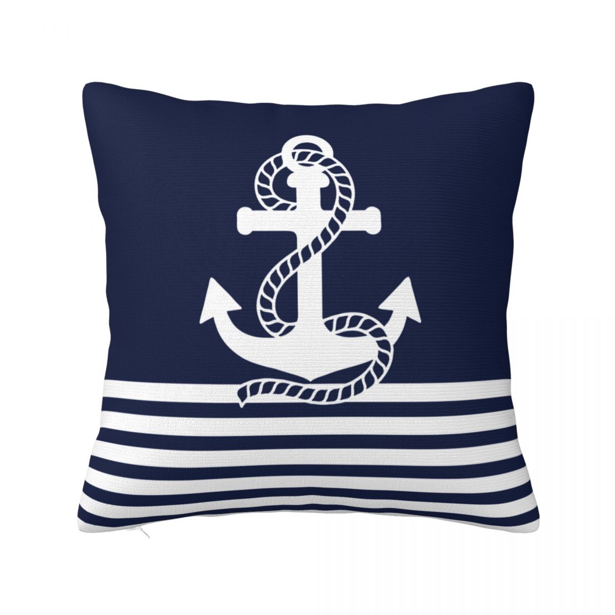 

Nautical Red Navy Anchor Square Pillow Cases Cushion Covers Awesome Zippered Decorative Pillowcase for Sofa 45*45cm 24x24Inch