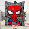 Black Spider On Red Background Flannel Blanket-Soft and Suitable for Sofas,Beds,Offices,Travel,All Seasons,Great Gift for Holidays and Birthdays.