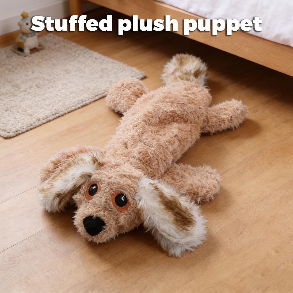 Plush Squeaky Dog Toys For Interactive Play - Chew Toys For Boredom Relief, Assorted Colors
