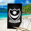 Ports FC Wappen Bedrucktes Strandtuch, Super Weiche Mikrofaser, Perfektes Geschenk Geburtstag, für Pool, Strand, Reisen, für Familie und Freunde