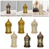 Metal Decorative Hanging Lantern Retro Night Light for Garden Porch Festival