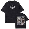 Rock Band Morat Asuntos Pendientes 2025 Vintage Washed T Shirt Women's Clothing Harajuku Gothic T-shirts Women's Hip Hop Cotton T-shirt