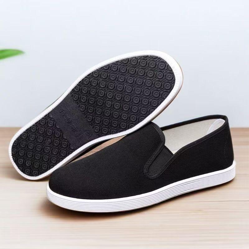 Chaussures pour hommes Old Beijing Antidérapantes à Semelle Souple, Respirantes et Résistantes à l'Usure pour Personnes Âgées ou Chefs