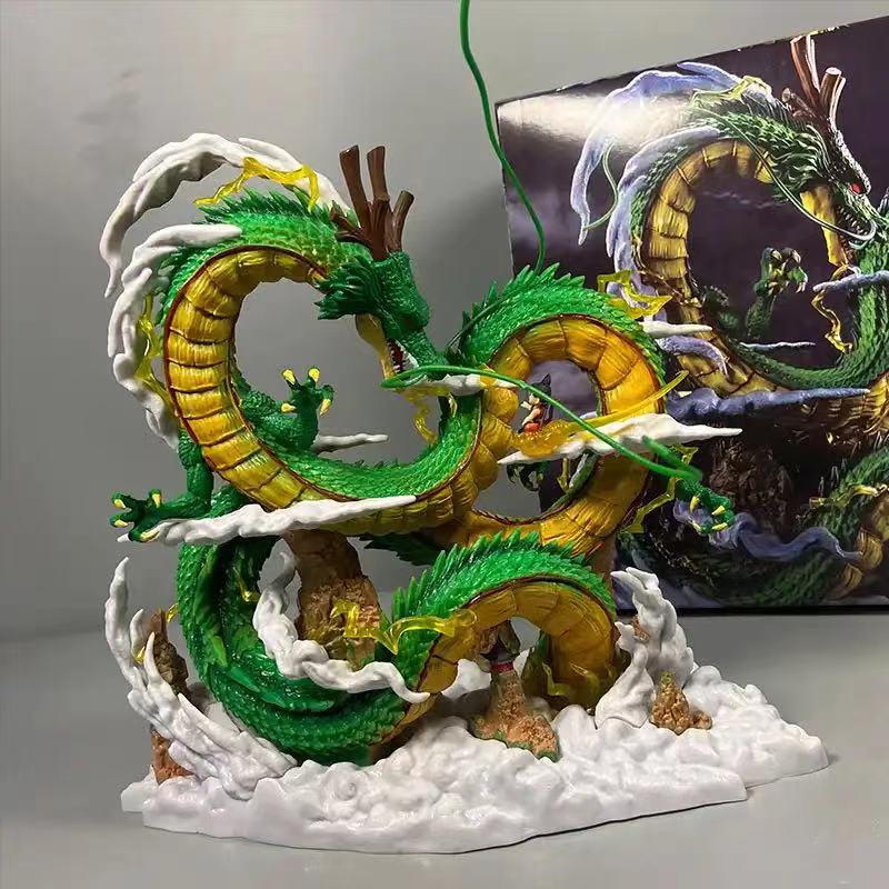 Anime Dragon Ball Z Figure Shenron With Kid Goku Figurine PVC Action Figures Shenlong Collectible Model Statue Toys Gift