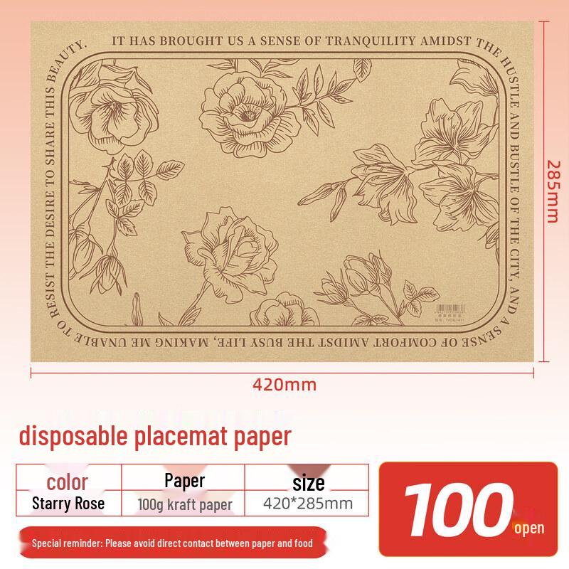 ZISIZ Disposable Paper Placemats