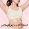Soutien-gorge de sport fin sans coutures grande taille à coques en gel pour femmes Réducteur Lifting Anti-affaissement Lingerie pour forte poitrine