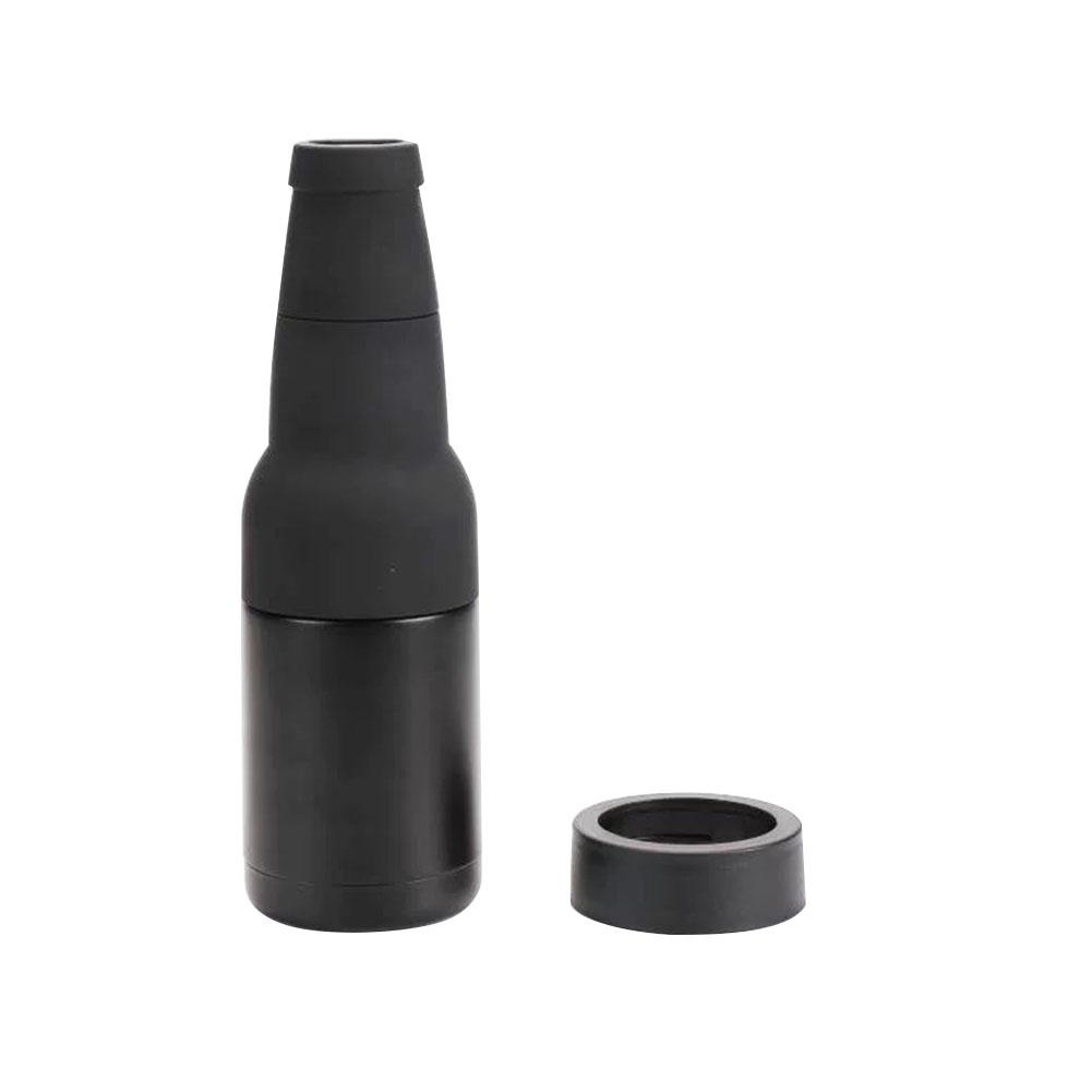 

Double Walled Can Cooler with Opener Bottle Can Cooler Holder Fits 12 Oz Standard Insulated Cold Keeper Men Dad Birthday Gifts чорний