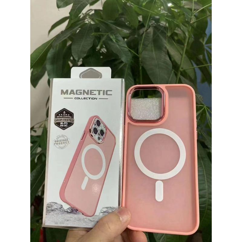 

Применимо к iPhone16Pro Золотой щит Магнитная адсорбция 15plus Защитный чехол с большим отверстием X/xs с защитой от ощущения кожи Apple 16Plus