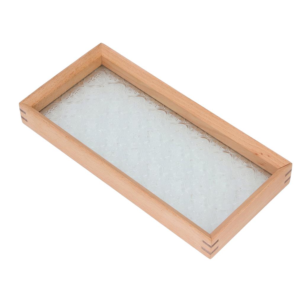 Bathtub Tray Beech Wood Delicate Look Pressure Resistant Versatile Tub Tray for Wine Coffee Tea