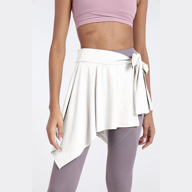 Sports Yoga Short Skirt Anti-exposure Curtain with A Skirt To Cover The Hip Towel Ballet Dance Skirt Yoga Clothes