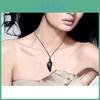 Fashionable Couples Jewelry Crystal Necklaces Unisex Classic Waterdrop Pendant