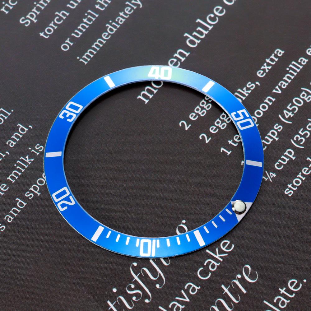 

Ceramic Aluminum Watch Case 37mm Alloy Watch Bezel Insert Ring Slope for Rolex Water Ghost Diving Men Watch Accessories Parts