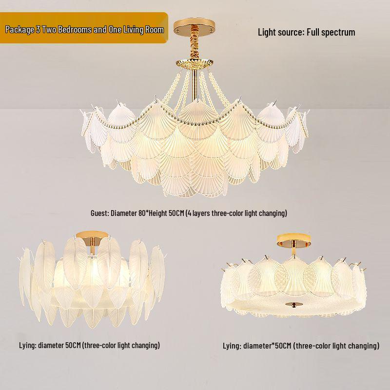 Modern French Crystal Pearl Chandelier for Living Room and Dining Room
