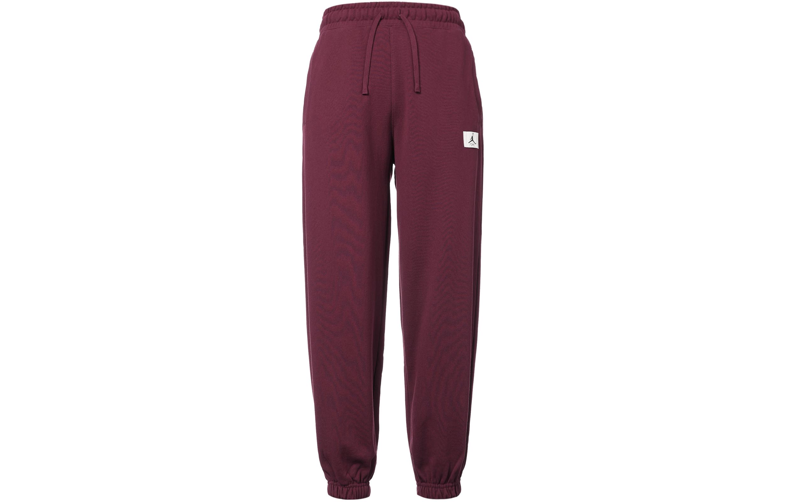 Jordan Casual Pants Women s Cherrywood Red Moderate Cuffed Pants DQ4608-645 L