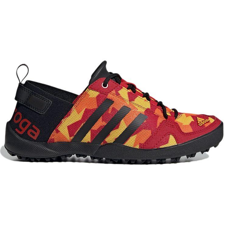 Adidas Fabric Comfortable Daily Shock Absorption Non-Slip Low-Top Casual Shoes Men Casual Shoes Red-Camouflage FW1293