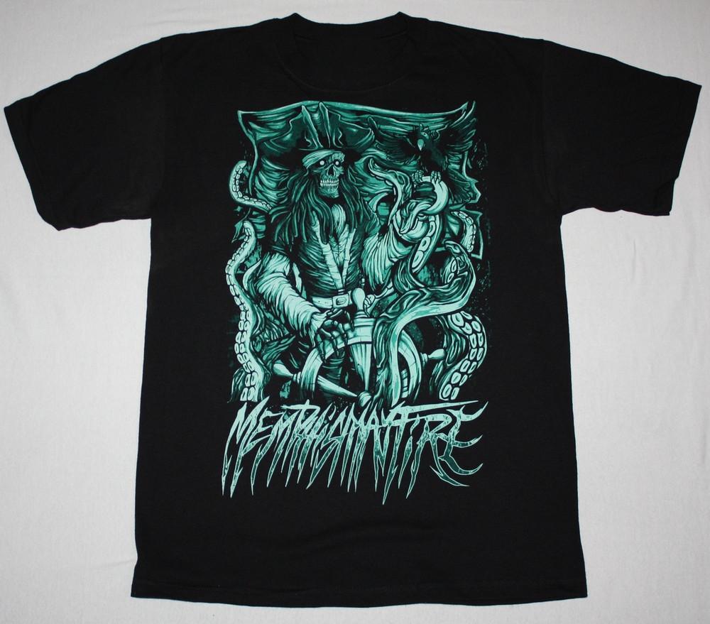 Collection MEMPHIS MAY FIRE PIRATE T Shirt Black All Size HH417 Unisex T-Shirt S